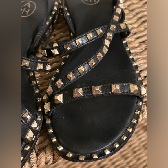Ash Peace Studded Slingback Leather Sandals 38 - Picture 12 of 12